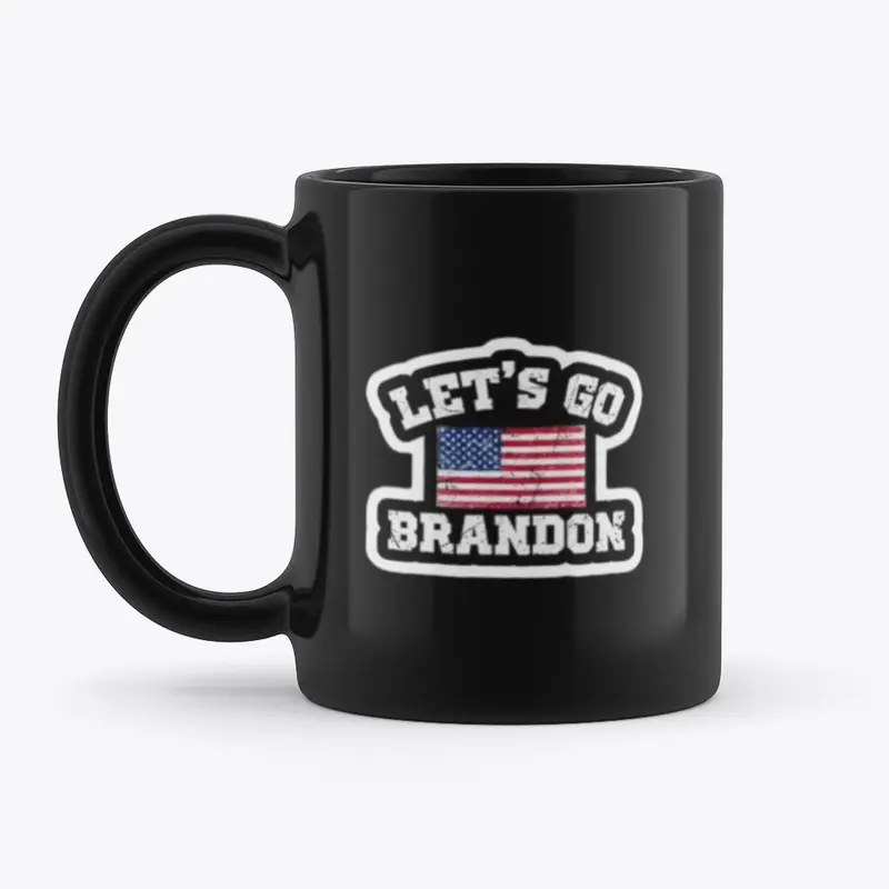 Let's Go Brandon American Flag