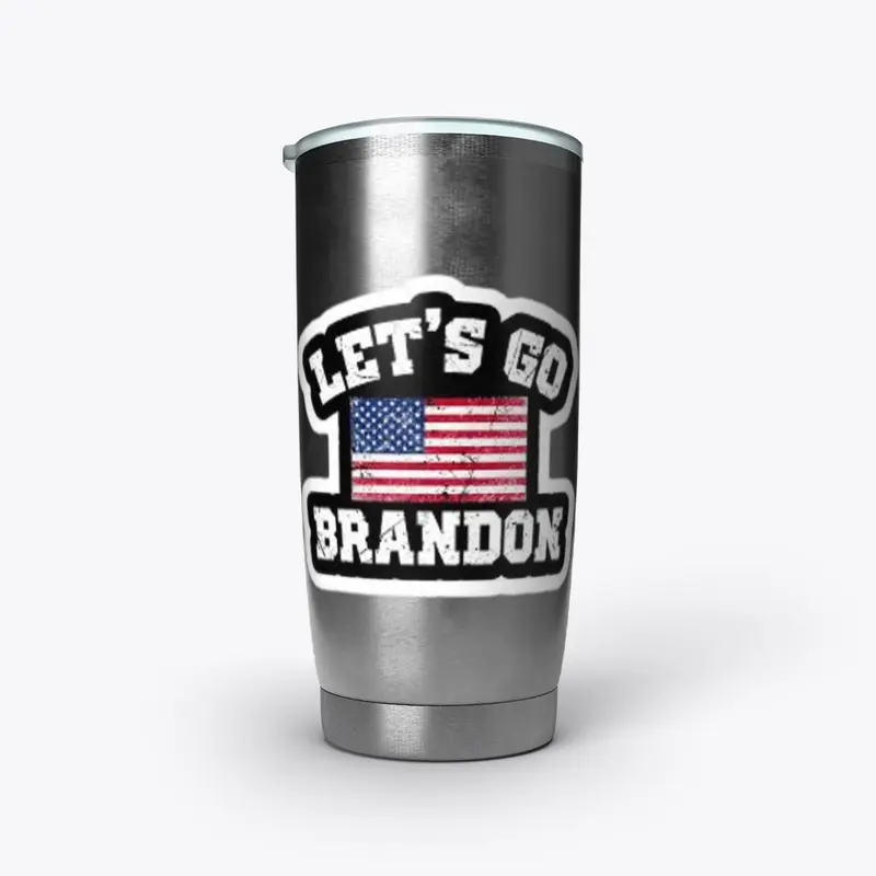 Let's Go Brandon American Flag